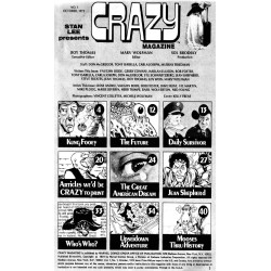 Crazy Magazine - Issue 001 October 1973