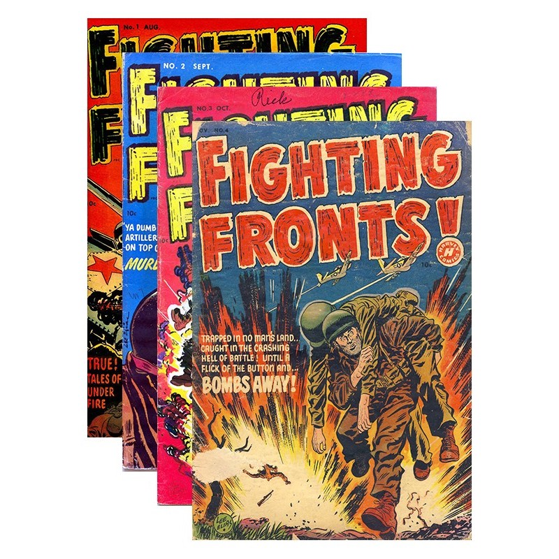 Fighting Fronts! - Complete Issues 001-005 1950s