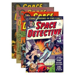 Space Detective - Complete Issues 001-004 1950s